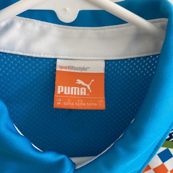 Puma Cool Cell polo with tribal colors size medium - Picture 3 of 12